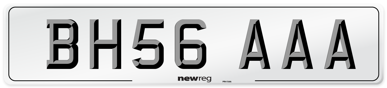 BH56 AAA Number Plate from New Reg